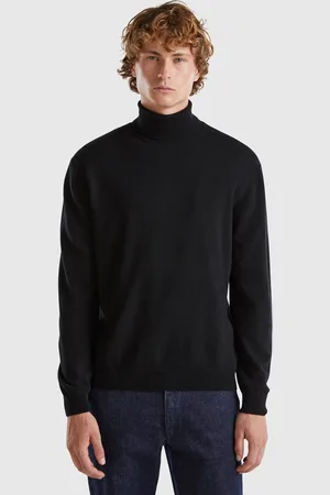 Benetton Benetton, Dolcevita Nero In Pura Lana Merino