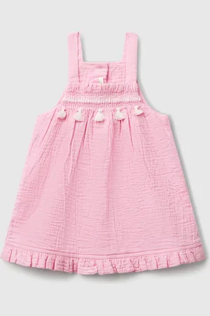 Benetton Benetton, Gonna Salopette Con Nappine