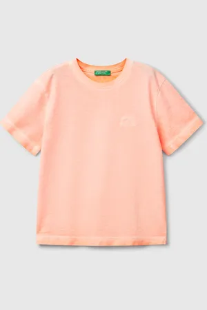 Benetton Benetton, Maglietta Over Fit Con Ricamo
