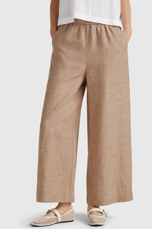 Benetton Benetton, Pantaloni Con Gamba Ampia