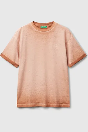 Benetton Benetton, Maglietta Over Fit Con Ricamo