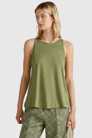 Benetton Benetton, Canotta Con Scollo All