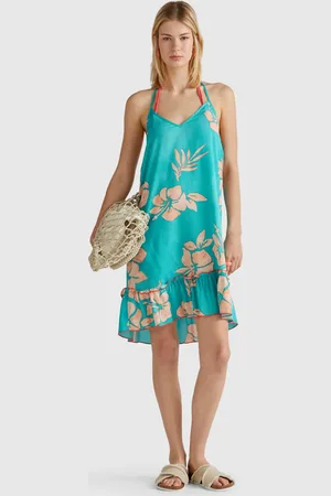 Benetton Benetton, Abito Con Stampa Fiori