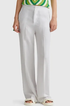 Benetton Benetton, Pantaloni In Puro Lyocell