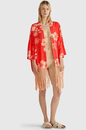Benetton Benetton, Maglia Kimono Con Stampa Floreale