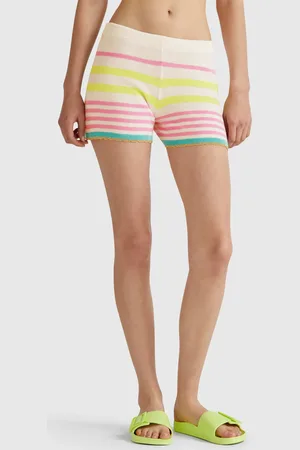 Benetton Benetton, Shorts In Maglia A Righe
