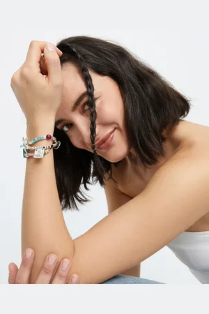 UNO de 50 Bracciale placcato argento e pietre di resina
