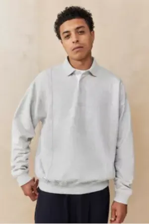 iets frans... Iets frans. Grey Panel Polo Shirt in