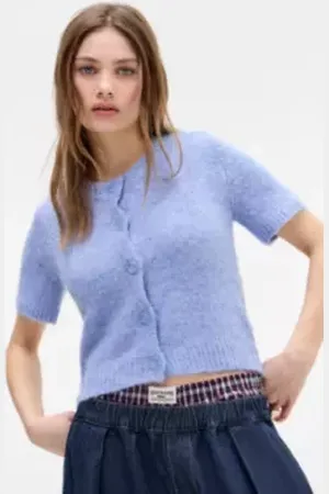 Kimchi Blue UO Lofty Short Sleeve Cardigan di in