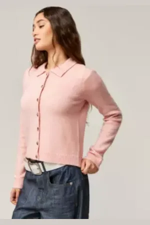 Urban Outfitters Cardigan con Bottoni e Colletto UO di in