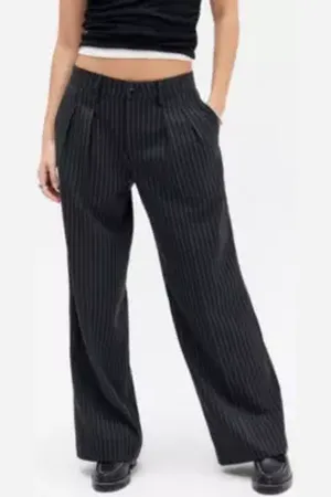 Archive At UO Pantaloni a Vita Bassa a Righe Sottili Ash di in