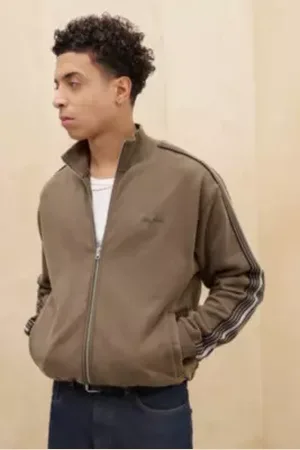 iets frans... Iets frans. Brown Taped Track Top in