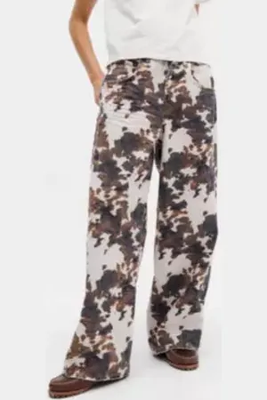 BDG Jaya Cow Print Jeans in