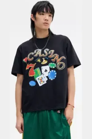 Urban Outfitters UO Nera Casinò T-Shirt di in
