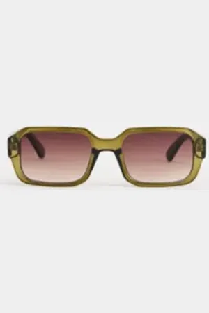 Urban Outfitters UO Green Nate Sunglasses di in