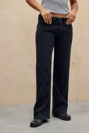 BDG Kayla Textured Stripe Trousers in