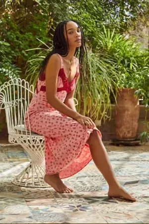Light Before Dark Bex Floral Maxi Slip Dress in