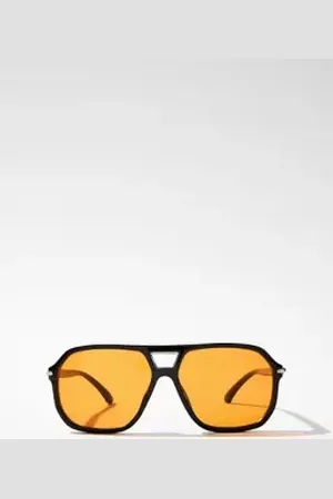 Urban Outfitters UO Frank Orange Sunglasses di in