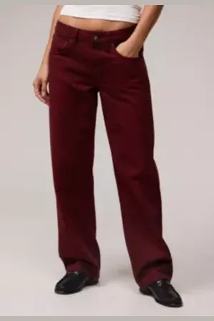 BDG Lenn Straight Leg Snake Print Trousers