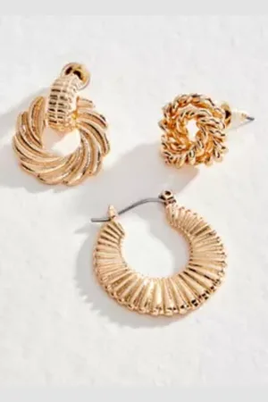Urban Outfitters Orecchini Vintage Confezione da 3 in