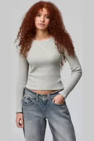 BDG Waffle Knit Top in