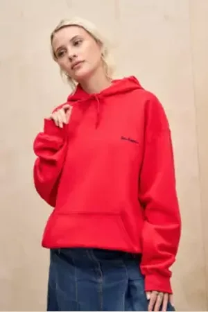 iets frans... Iets frans. Red Unwashed Hoodie in