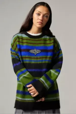 Basic Pleasure Mode Kurt Stripe Jumper in