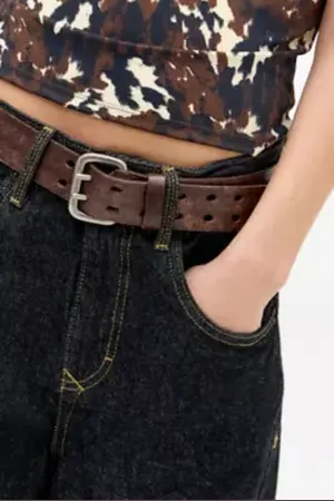 Urban Outfitters UO Sadie Leather Belt di in