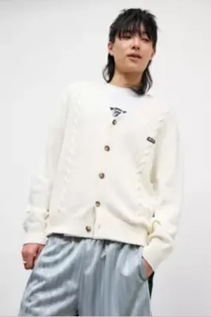 iets frans... Iets frans. Ecru Cable Knit Cardigan in a Urban Outfitters