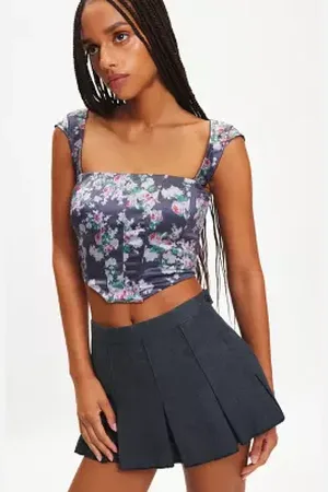 Out From Under About Time Satin Corset in a Urban Outfitters