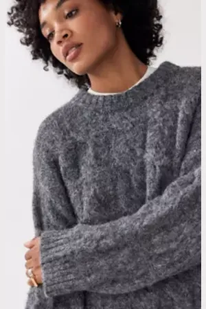 Urban Outfitters Kimchi Blue Boston Lofty Cable Knit Jumper in