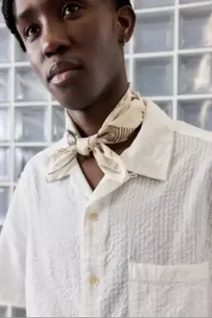 Loom Vintage-Postcard Bandana in