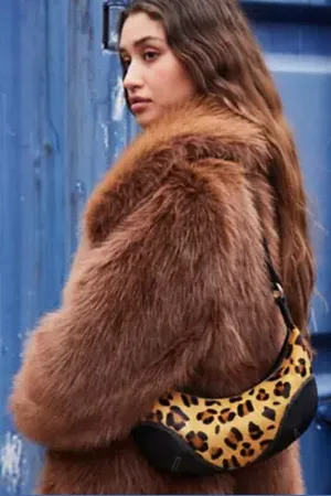 Urban Outfitters Borsa a Tracolla UO Stampa Leopardata di in