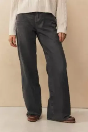 Urban Outfitters True Religion Grey Bobby Baggy Jeans in