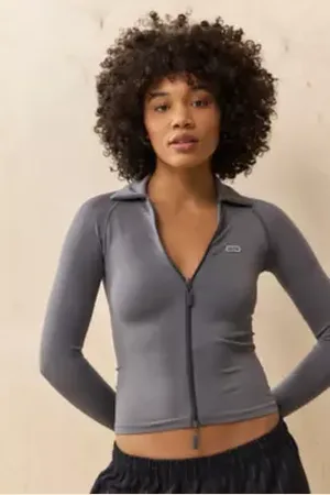 iets frans... Iets frans. Hallie Zip-Up Long Sleeve Top in