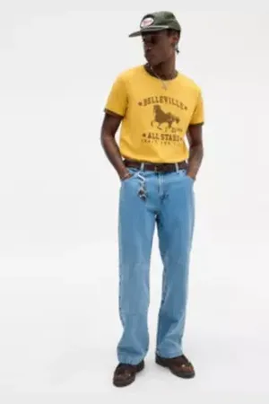 Dickies Light Wash Double Knee Jeans in