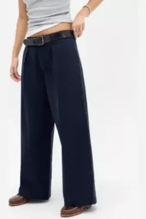 BDG Rey Wide Leg Chino Trousers in
