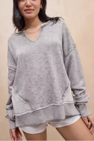Out From Under Break It Up Notch Sweatshirt in a Urban Outfitters