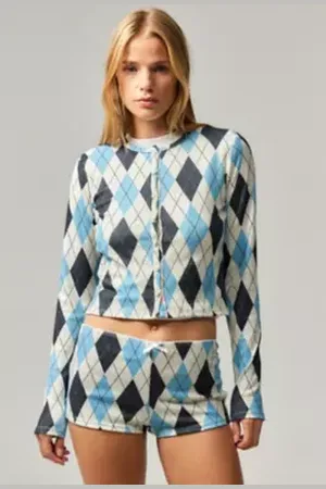Archive At UO Argyle Cardigan in