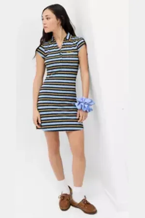 BDG Stripe Polo Mini Dress in a Urban Outfitters