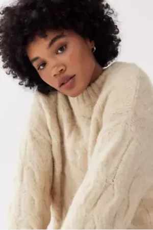 Urban Outfitters Kimchi Blue Boston Lofty Cable Knit Jumper in