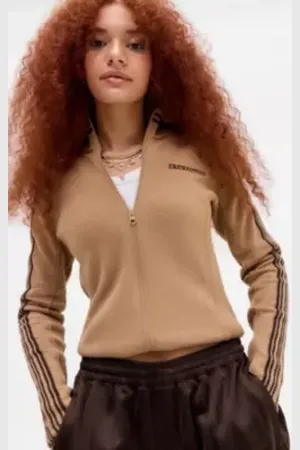 iets frans... Iets frans. Camel Trip Stripe Track Top in