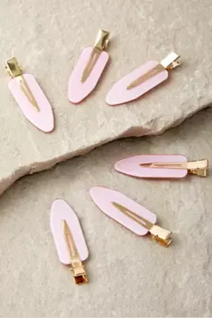 Urban Outfitters Pink Crease Clips 6-Pack di in