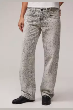 Urban Outfitters Pantaloni BDG Lenn a Gamba Dritta Stampa Serpente in