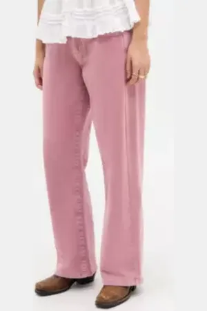 BDG Jeans Kayla Lowrider Rosa Polveroso in