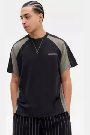 iets frans... Iets frans. Black Waffle Panel T-Shirt in