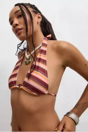 Motel Cerry Stripe Bikini Top in a Urban Outfitters