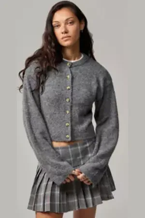 Urban Outfitters UO Casey Crew Cardigan di in