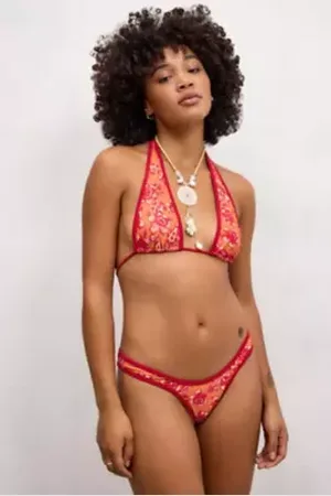 Motel Slip Bikini Floreali Farida in a Urban Outfitters