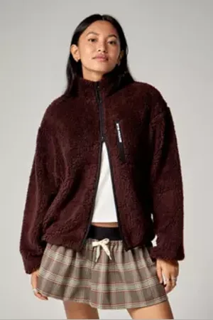 iets frans... Iets frans. Zip-Through Fleece Jacket in
